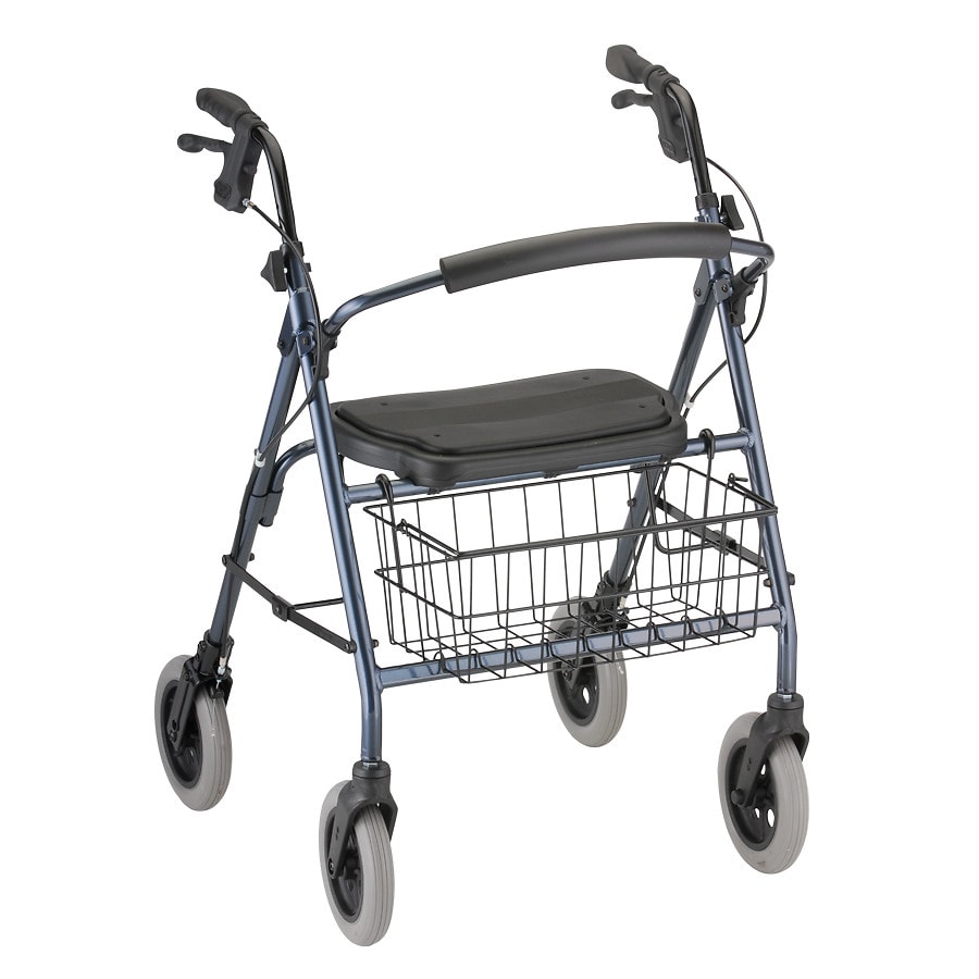  Nova Mack Heavy Duty Rolling Walker Blue 