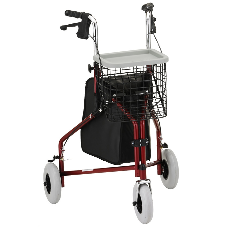 Nova Traveler 3 Wheel Walker Red | Walgreens