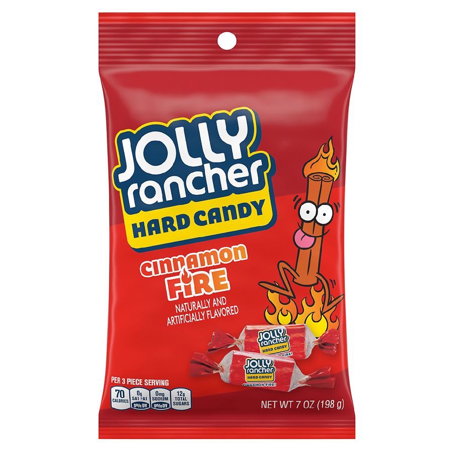 Jolly Rancher Hard Candy, Individually Wrapped, Bag Cinnamon