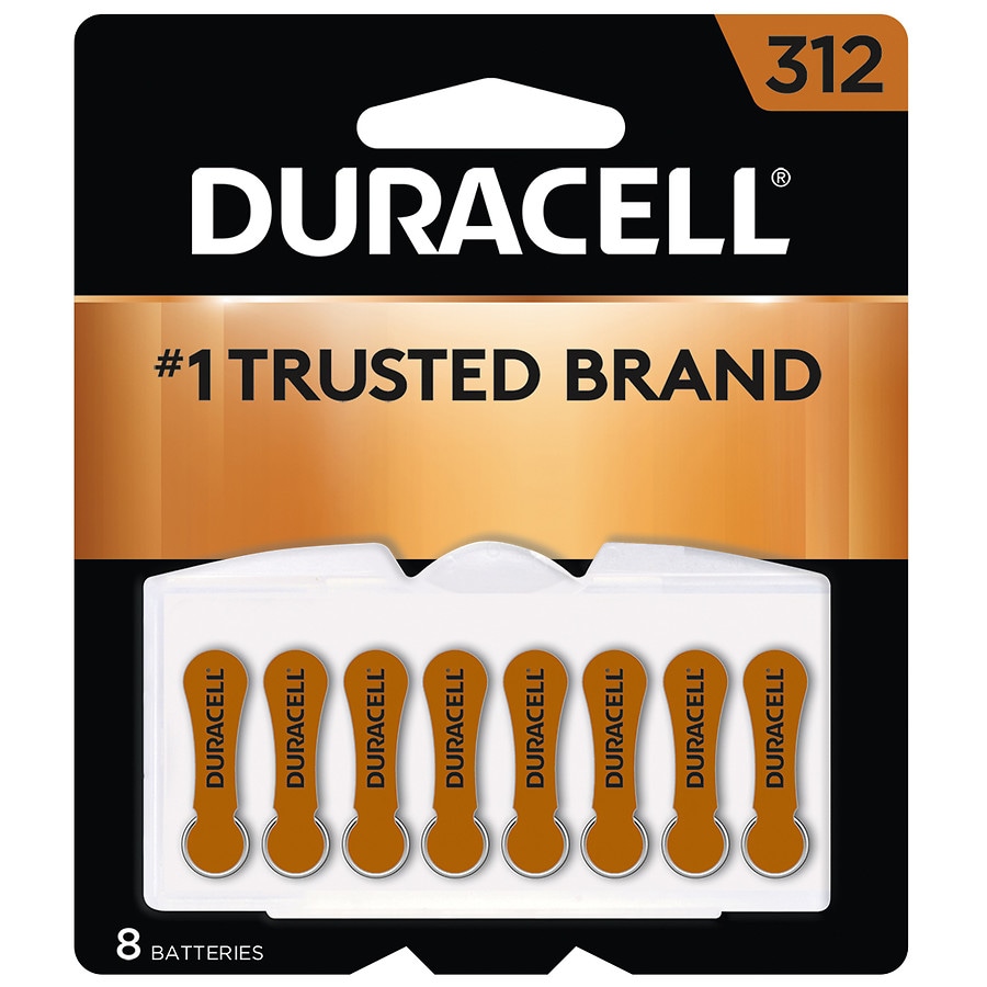 Duracell Hearing Aid Batteries Size 312 (brown) 312