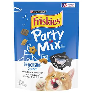 Friskies Party Mix Beachside Crunch: Shrimp Crab & Tuna