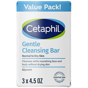 Cetaphil Gentle Cleansing Bars 3 Pack
