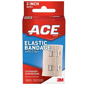 Ace Elastic Bandage with Clips, Model 207314