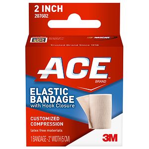 Ace Elastic Bandage with Hook Closure, Model 207602