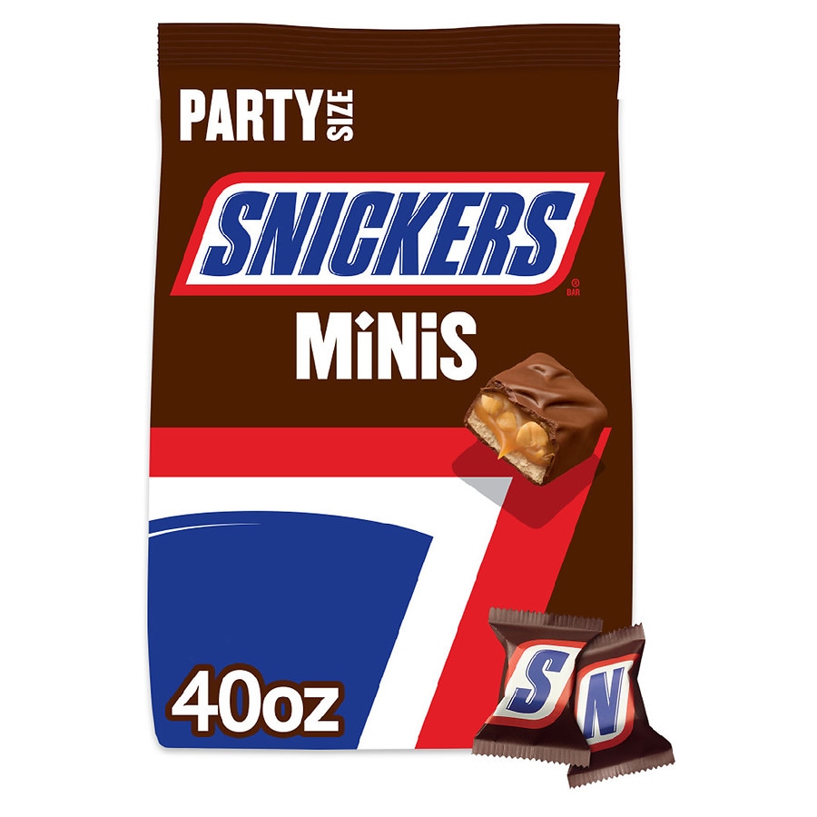 Snickers Chocolate Candy Bars Minis Size Walgreens