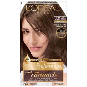 L'Oreal Paris Preference Permanent Hair Color Hi-Lift Natural Brown Ul51