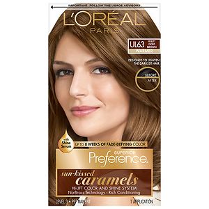 L'Oreal Paris Preference Permanent Hair Color Hi-Lift Gold Brown Ul63