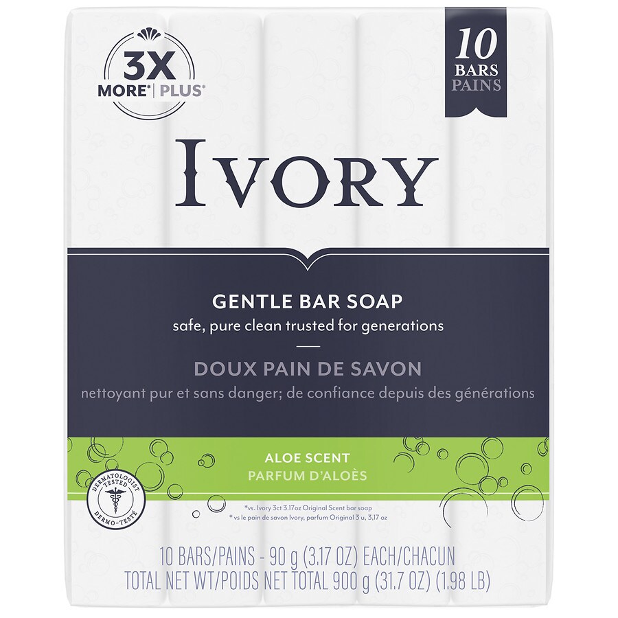 ivory soap with aloe