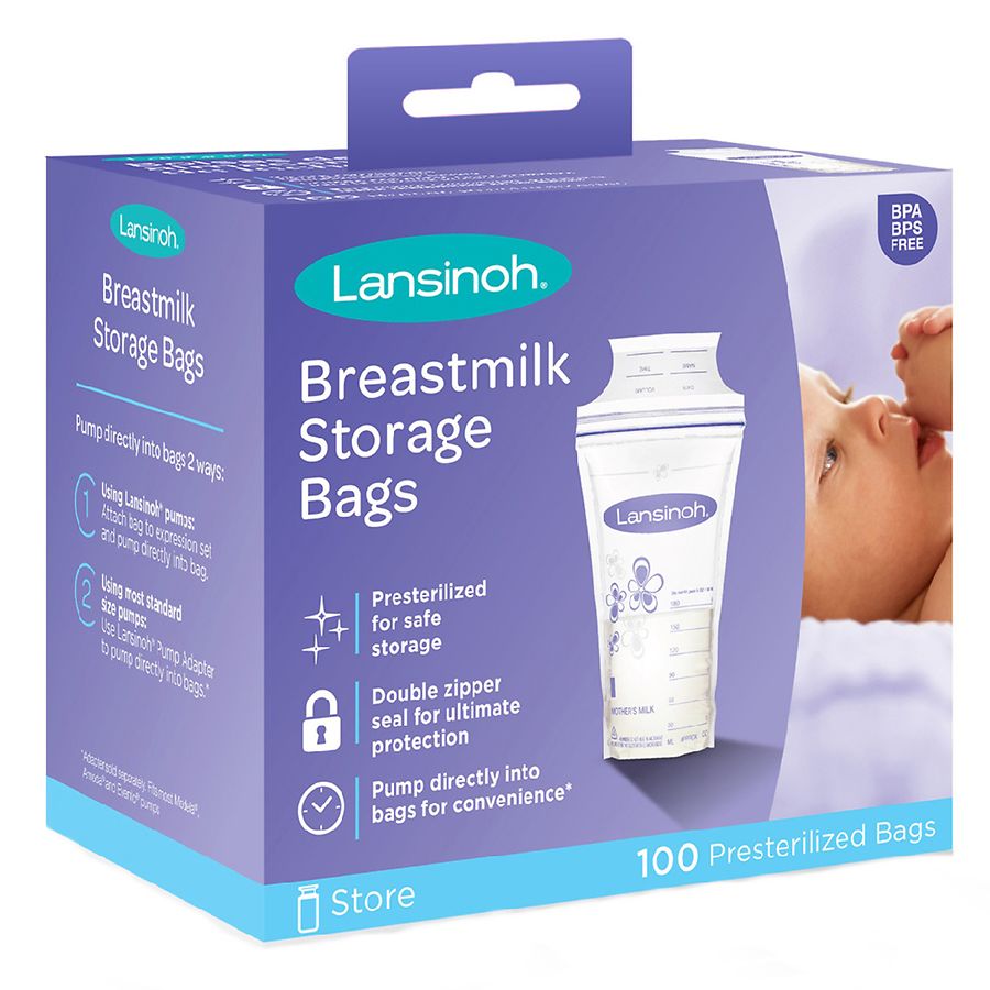 25 ct 6 pk Lansinoh Breastmilk Storage Bags