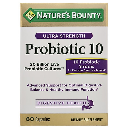 Nature's Bounty Ultra Strength Probiotic 10, Capsules