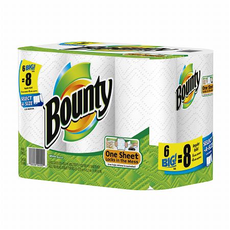 UPC 037000814634 - Bounty - Paper Towels Select A Size 6.00 ct ...