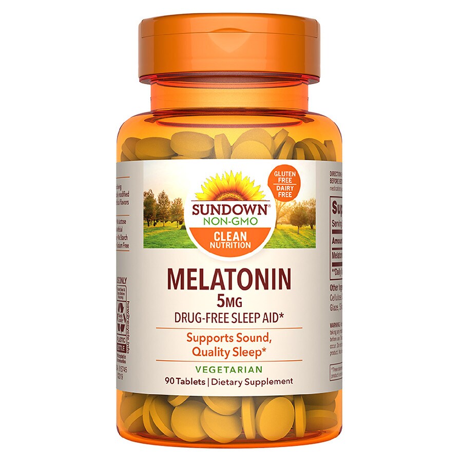  Sundown Naturals Melatonin 5 mg Dietary Supplement Tablets 