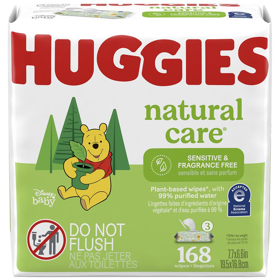 huggies natural care wipes 1080