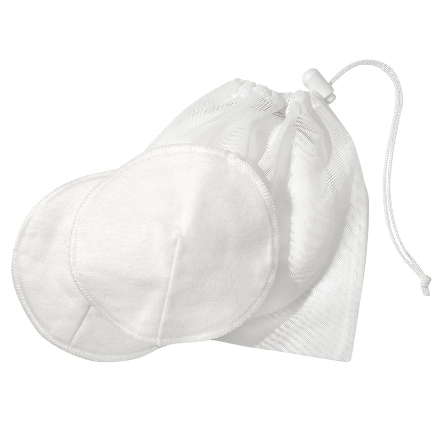 Pack of 4 pads Medela 100% Cotton Washable Nursing Pads 