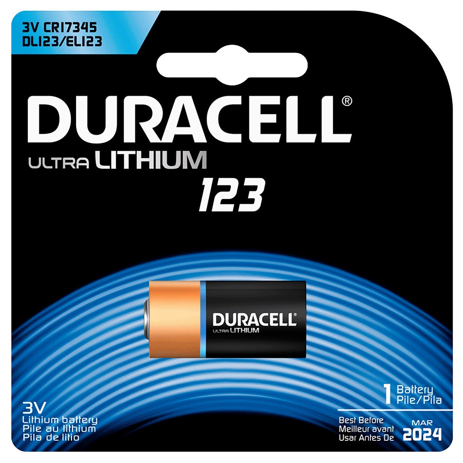  Duracell Ultra Photo Lithium Battery CR123a 