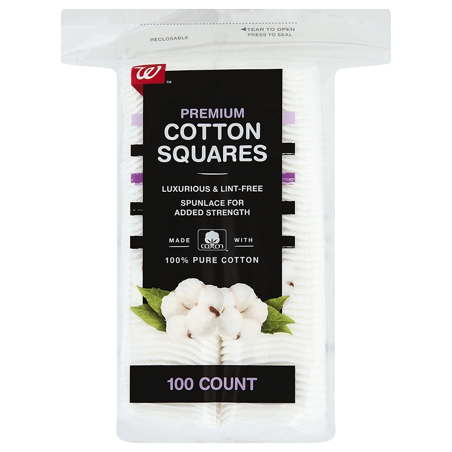 Walgreens Beauty Premium Cotton Squares Walgreens