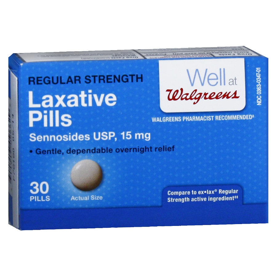  Walgreens Laxative Pills 