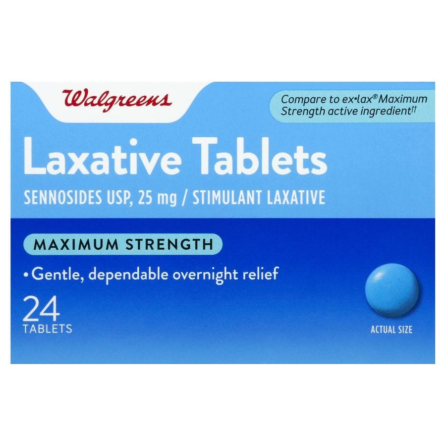 Walgreens Laxative Pills.