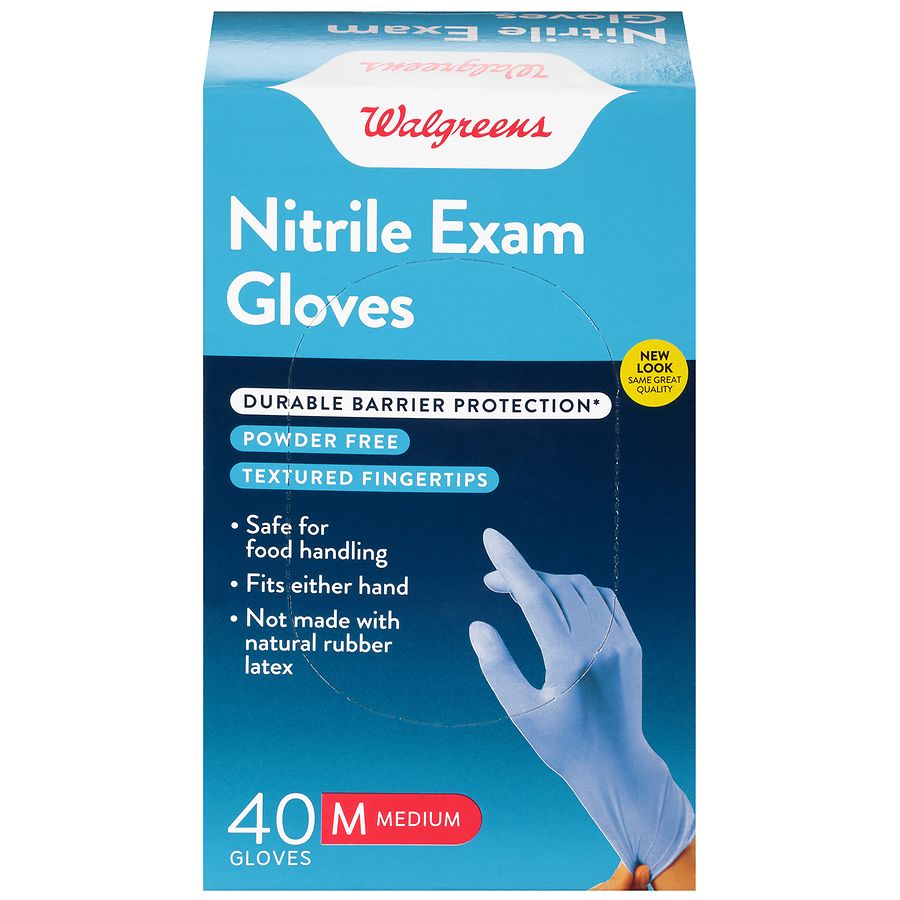 nitrile gloves medium