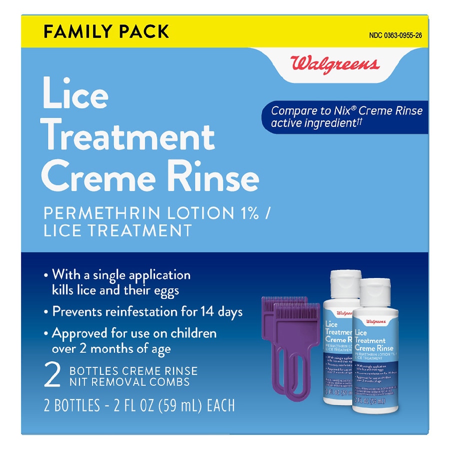 Walgreens Lice Treatment Creme Rinse Walgreens