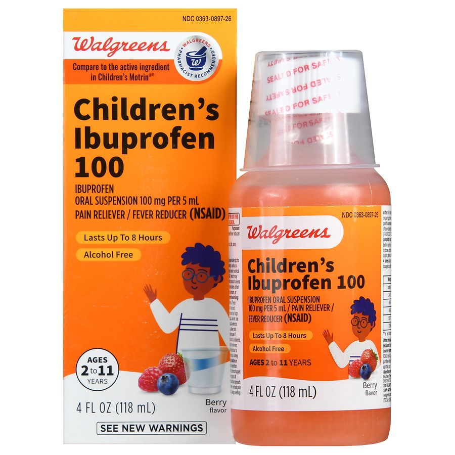 Ibuprofen 100 Mg Dosage Chart