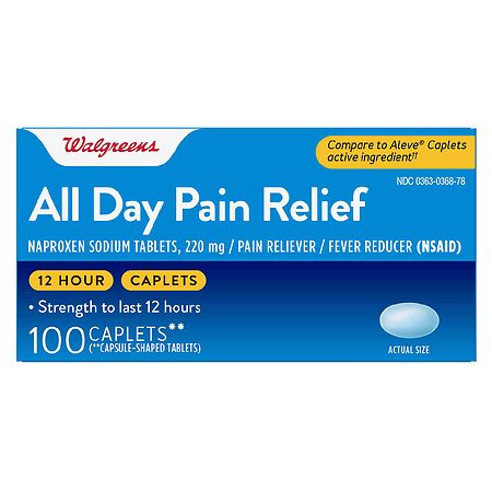How does Aleve provide pain relief?