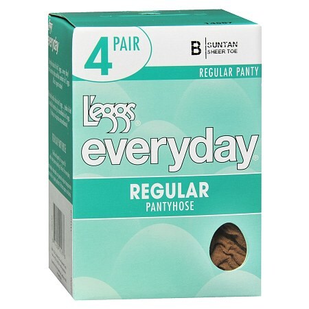 L'eggs Everyday Regular Sheer Toe Pantyhose Size B, Suntan