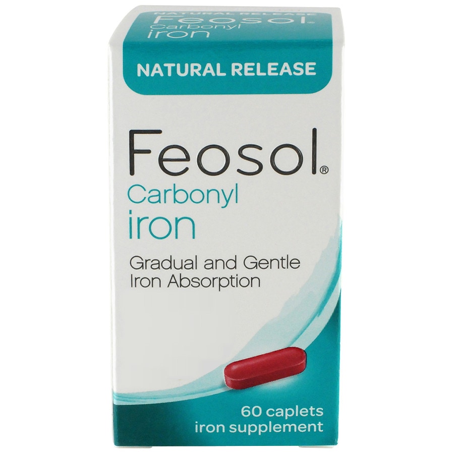  Feosol Natural Release Iron Supplement Caplets 