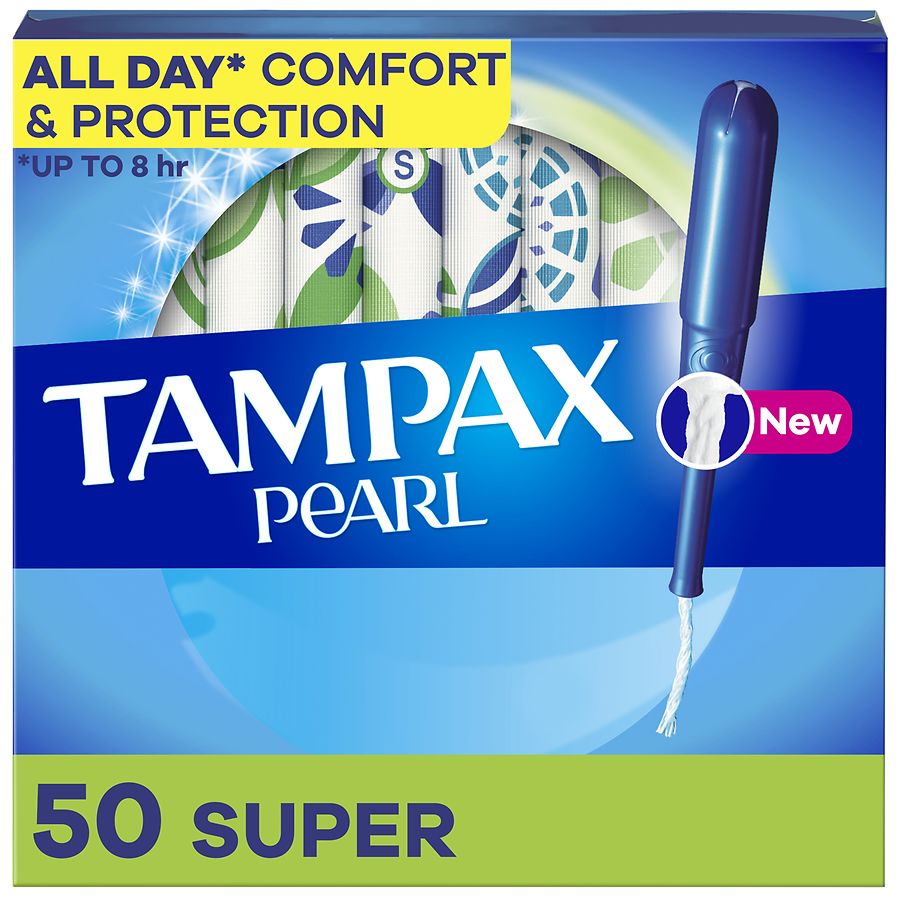 Photo 1 of Tampons Super Absorbency with LeakGuard Braid Unscented, Supe