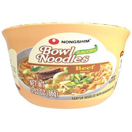 Nongshim Ginger Beef Noodle Bowl