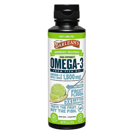 Barlean's Organic Oils Omega Swirl Fish Oil EPADHA 1,500mg 