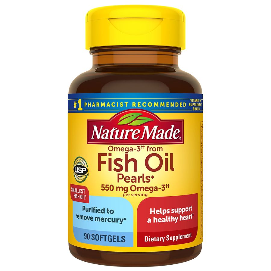  Nature Made Fish Oil Pearls 550 mg 