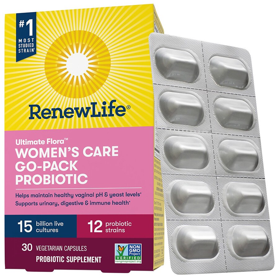 ReNew Life Ultimate Flora Adult Everyday Go-Pack Probiotic, 15 Billion CFU