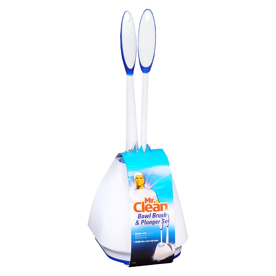 Mr. Clean Turbo Plunger and Bowl Brush Set | Walgreens