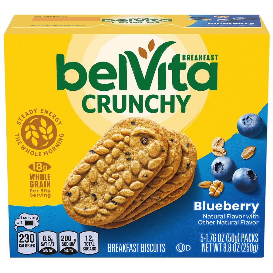 Belvita Breakfast Biscuits Blueberry Walgreens - belvita breakfast biscuits blueberry1 76 oz x 5 pack