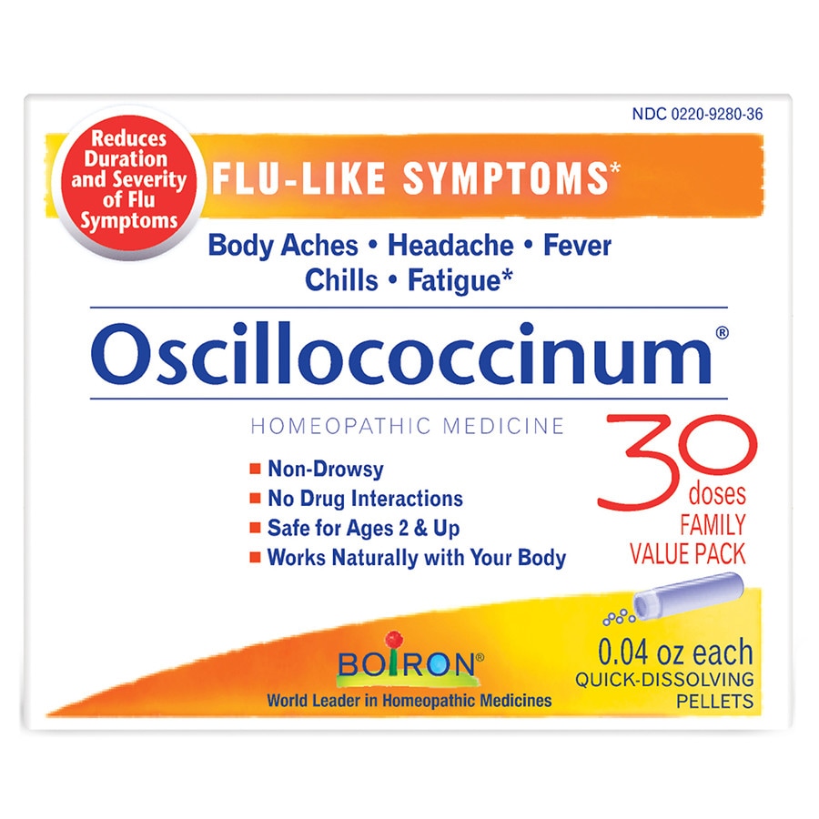 Boiron Oscillococcinum Homeopathic Medicine For Flu Like Symptoms Walgreens