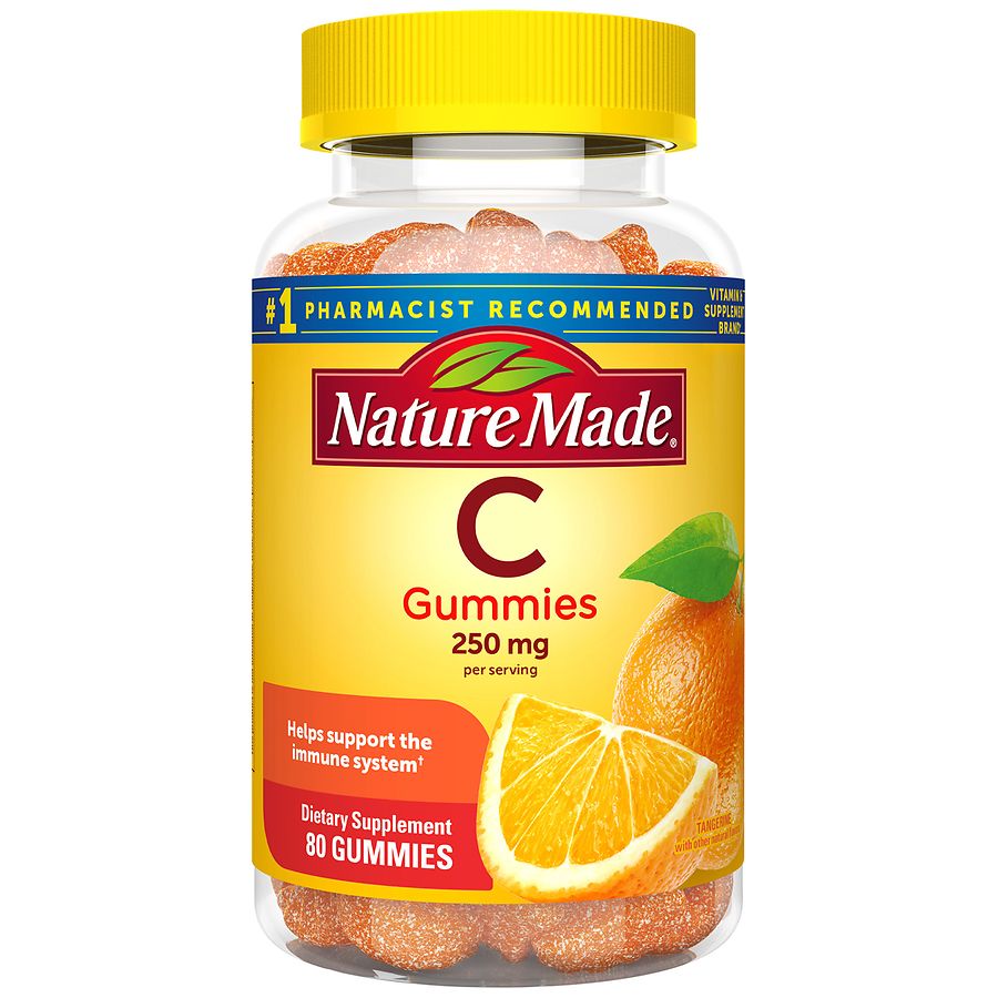 Nature Made Vitamin C Gummies Tangerine Walgreens
