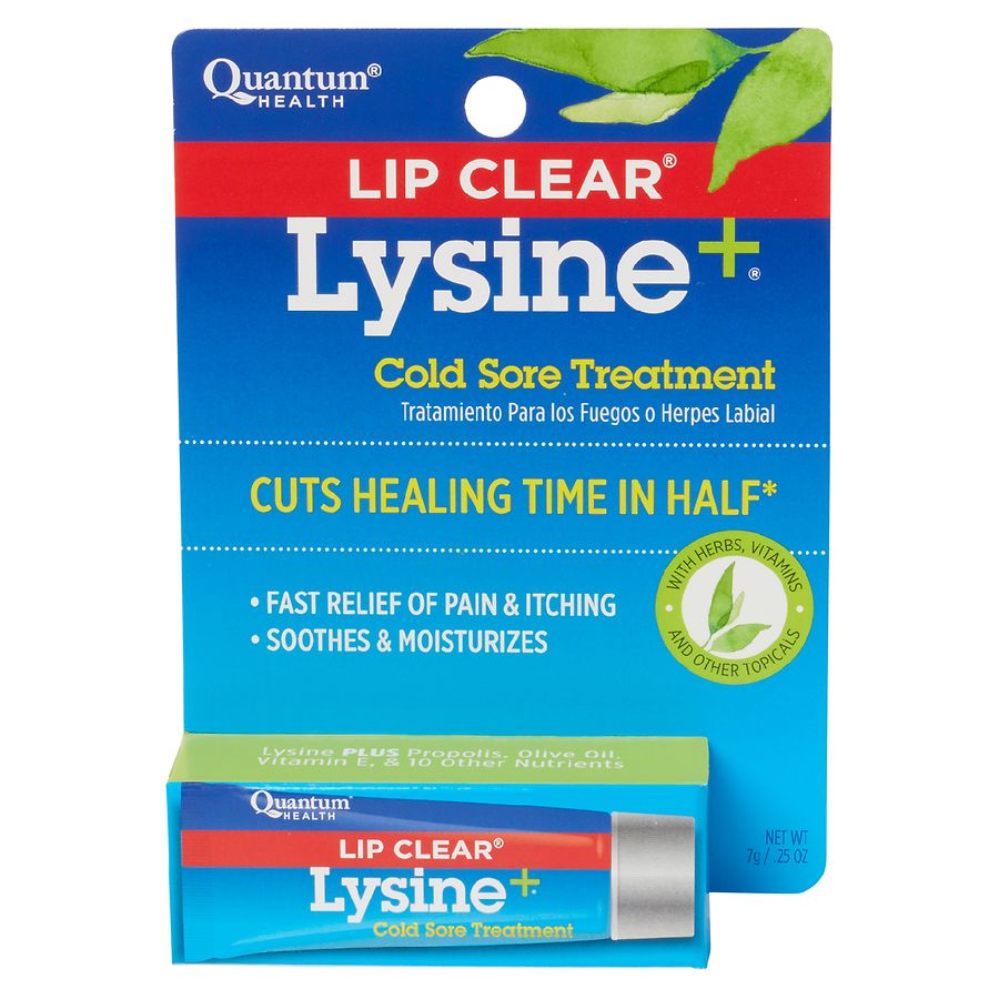 quantum health lip clear lysine + cold sore treatment ointment