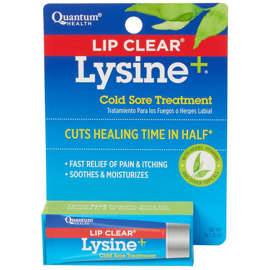 Quantum Health Lip Clear Lysine + Cold Sore Treatment ...