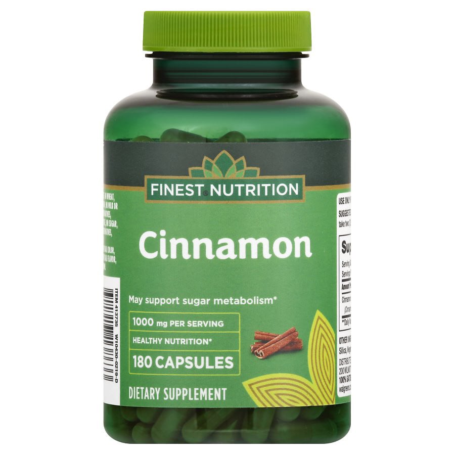 Finest Nutrition Cinnamon 1000 mg Capsules