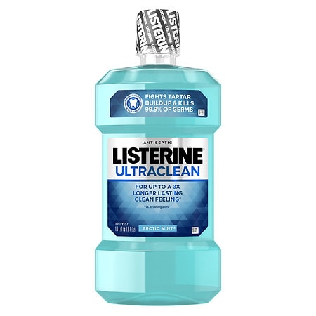 Listerine dentist clean