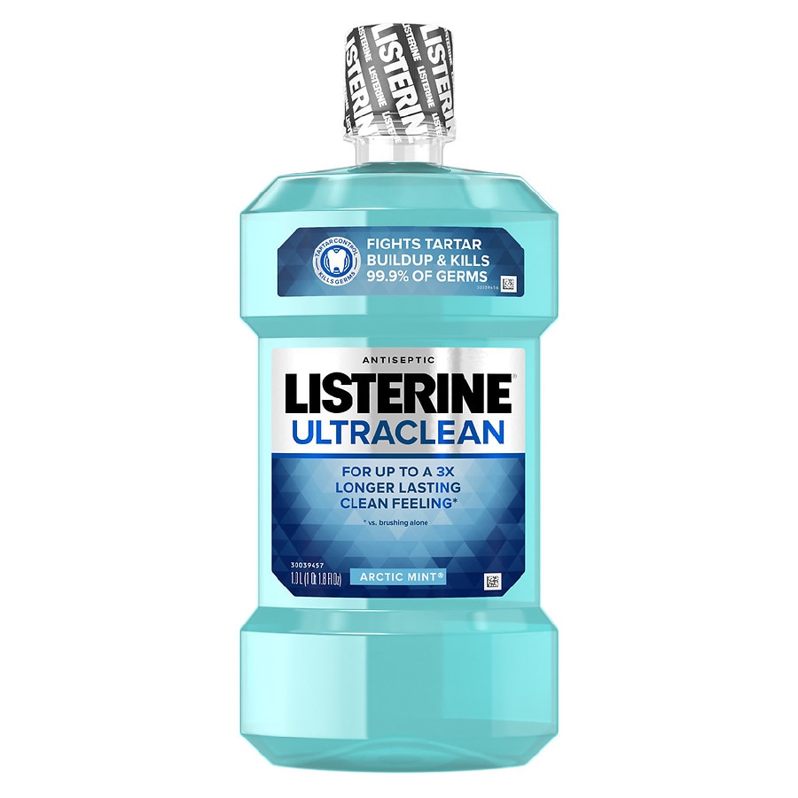 Listerine Ultra Clean Ultraclean Arctic Mint Antiseptic Mouthwash Mint |  Walgreens