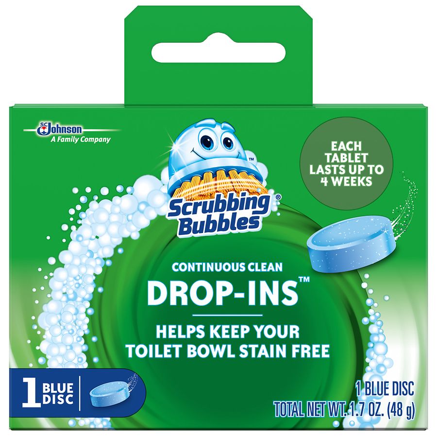  Vanish Drop-Ins Toilet Cleaning Tablet with Scrubbing Bubbles 