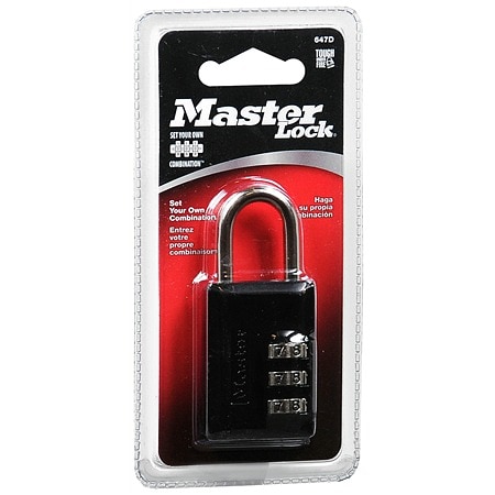 ( case pack of 24 pcs) Master Lock 647D - Set Your Own Combination Lock