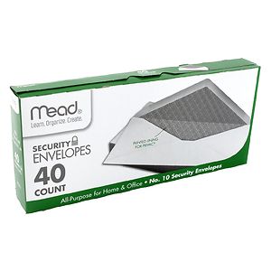 Mead No. 10 Security Envelopes