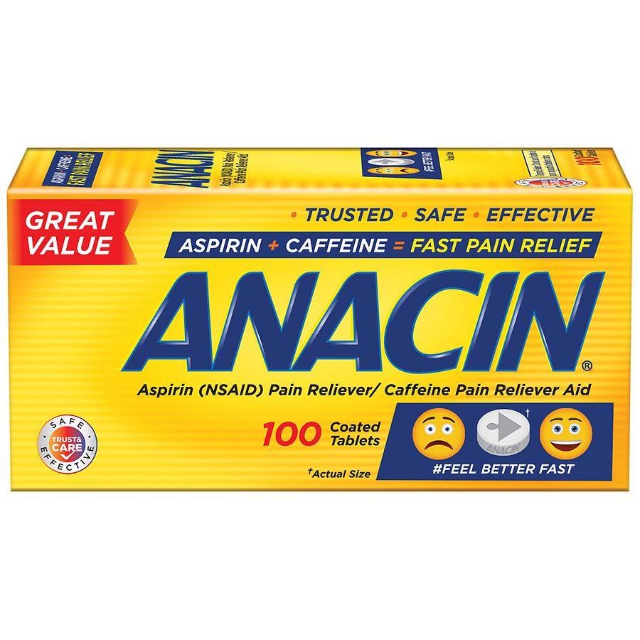 Anacin dosage weight loss