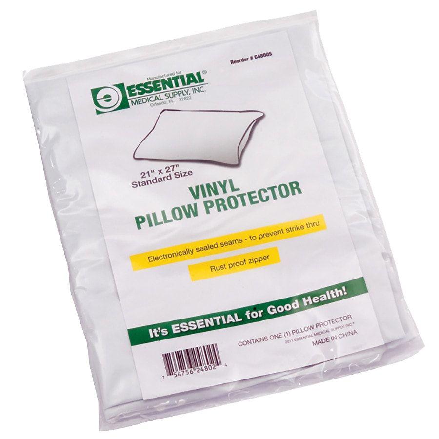  Essential Medical Standard Size Vinyl Pillow Protector 21" x 27" 