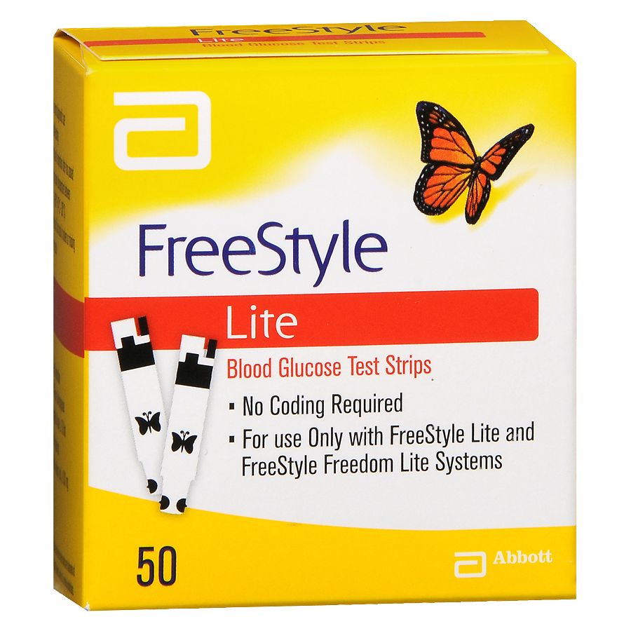 Freestyle Lite Blood Glucose Test Strips Walgreens