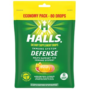Halls Defense Vitamin C Supplement Drops