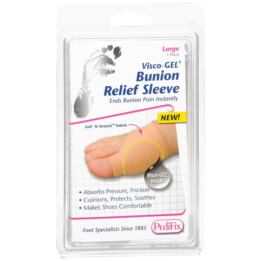  Pedifix Visco-Gel Bunion Relief Sleeve Large 